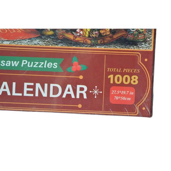 Advent Calendar 2023 Christmas Jigsaw Puzzle 1008 Pieces 27.5" X 19.7" Xmas Shop - Picture 3 of 4